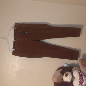 KUT FROM THE KLOTH chocolate brown velvet womens pants size 18W beautiful💖